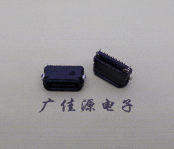 type-c24p母座臥式沉板0.4mm防水等級(jí)：IPX8